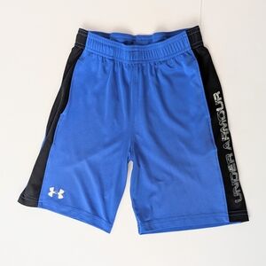 Under Armour Blue and Black Athletic Shorts